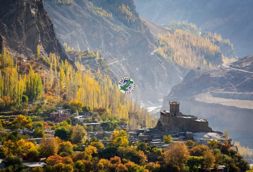 hunza photography during autumn season altit fort